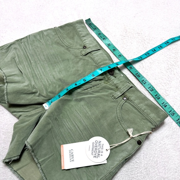 Carve Designs sz 2 Oahu 4” Butter Shorts in Light Olive cord soft - Picture 10 of 11